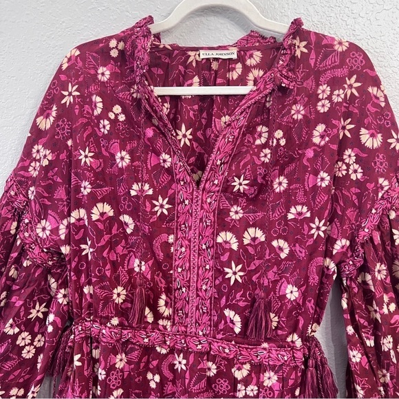 Tuckernuck Red and Pink Floral Mini Dress - Picture 5 of 11